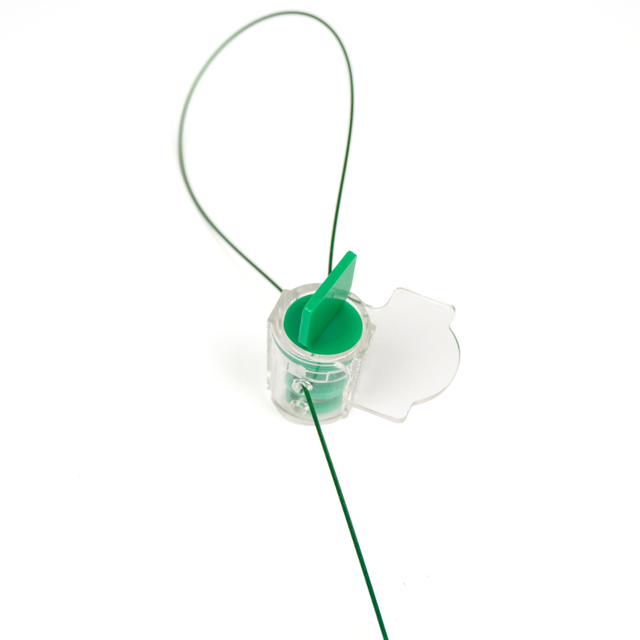 OY-MS101 جودة عالية شعار مخصص تويست نوع البلاستيك الأختام الأمن متر الغاز