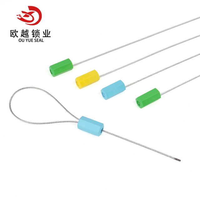 OY-CS101 ألومنيوم قفل سحب أختام كبل سلك ضيقة