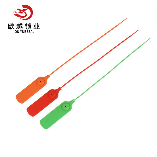 OY-PS104 البلاستيك الشريط ختم الأحذية القماشية الأختام البلاستيكية