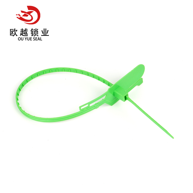 OY-PS112 عالية السلامة حمل التعبئة والتغليف سحب الختم البلاستيكي الضيق للاستخدام مرة واحدة 